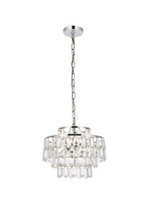 Mini Chandeliers Glass Shade by Elegant Lighting ( 173 | 1102D14C Mila ) 