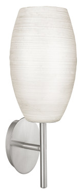 Sconces Single Glass by Eglo USA ( 217 | 88956A Batista 1 ) 