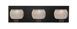 Bathroom Fixtures Three Lights by Besa ( 74 | 3WF-KENOSM-BK Besa Keno Vanity ) 