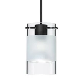 Mini Pendants Glass Down by Besa ( 74 | 1XT-6524EC-BK Besa Scope Pendant ) 