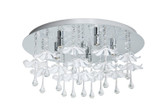 Flush Mounts Glass Down by Eglo USA ( 217 | 93053A Ocondo ) 