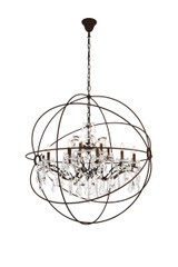Large Chandeliers Sphere by Elegant Lighting ( 173 | 1130G43RI/RC Geneva ) 