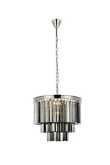 Pendants Glass Down by Elegant Lighting ( 173 | 1201D20PN-SS/RC Sydney ) 