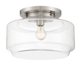 Flush Mounts Glass Down by Craftmade ( 46 | X3114-BNK Peri ) 
