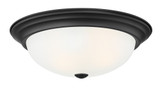 Flush Mounts Bowl Style by Designers Fountain ( 43 | 1257L-MB-W Decorative Flushmount ) 