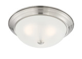 Flush Mounts Bowl Style by Designers Fountain ( 43 | 1257L-SP-W Decorative Flushmount ) 
