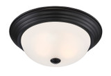 Flush Mounts Bowl Style by Designers Fountain ( 43 | 1257M-ORB-W Decorative Flushmount ) 