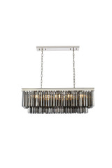 Linear/Island Drum Shade by Elegant Lighting ( 173 | 1202D40PN-SS/RC Sydney ) 