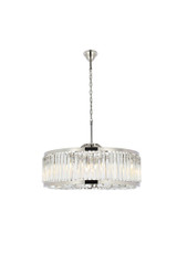 Mid. Chandeliers Drum Shade by Elegant Lighting ( 173 | 1203D35PN/RC Chelsea ) 