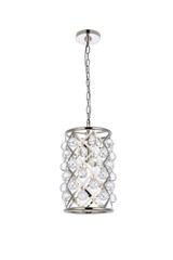 Mini Pendants Drum Shade by Elegant Lighting ( 173 | 1204D8PN/RC Madison ) 