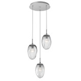 Mini Pendants 3 Light Cluster by Hammerton Studio ( 404 | CHB0067-03-CS-ZC-C01-L3 Meteo ) 