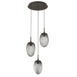 Mini Pendants 3 Light Cluster by Hammerton Studio ( 404 | CHB0067-03-FB-FS-C01-L1 Meteo ) 