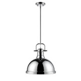 Pendants Metal Shade by Golden ( 62 | 3604-L CH-CH Duncan ) 