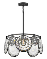 Mid. Chandeliers Glass Down by Fredrick Ramond ( 138 | FR31263BLK Nala ) 