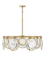 Mid. Chandeliers Glass Down by Fredrick Ramond ( 138 | FR31265HBR Nala ) 