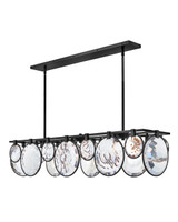 Linear/Island 4 Light + by Fredrick Ramond ( 138 | FR31266BLK Nala ) 