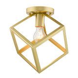 Flush Mounts Cage Style by Golden ( 62 | 2086-FM OG Cassio ) 