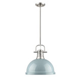 Pendants Metal Shade by Golden ( 62 | 3604-L PW-SF Duncan ) 