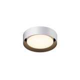 Flush Mounts Drum Shade by ET2 ( 86 | E51010-WTBK Echo ) 