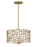 Mini Chandeliers Drum Shade by Fredrick Ramond ( 138 | FR33103BNG Farrah ) 