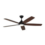 Fans Damp Location by Generation Lighting ( 1 | 5LWDSM60MBKD Lowden ) 