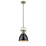 Mini Pendants Metal Shade by Golden ( 62 | 3604-S AB-BK Duncan ) 