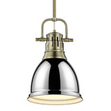 Mini Pendants Metal Shade by Golden ( 62 | 3604-S AB-CH Duncan ) 