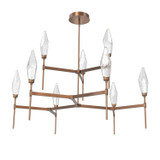 Large Chandeliers Glass Shade by Hammerton Studio ( 404 | CHB0050-54-BB-CC-001-L1 Rock Crystal ) 