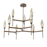 Large Chandeliers Glass Shade by Hammerton Studio ( 404 | CHB0050-54-FB-CB-001-L3 Rock Crystal ) 