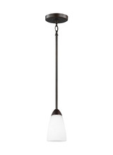 Mini Pendants Glass Down by Generation Lighting ( 1 | 6120201EN3-710 Seville ) 