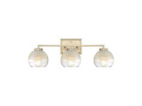Bathroom Fixtures Three Lights by Golden ( 62 | 3094-BA3 BCB-ALA Elliott ) 