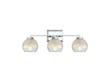 Bathroom Fixtures Three Lights by Golden ( 62 | 3094-BA3 CH-ALA Elliott ) 