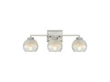Bathroom Fixtures Three Lights by Golden ( 62 | 3094-BA3 PW-ALA Elliott ) 