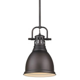 Mini Pendants Metal Shade by Golden ( 62 | 3604-S RBZ-RBZ Duncan ) 