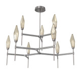 Large Chandeliers Glass Shade by Hammerton Studio ( 404 | CHB0050-54-GP-CB-001-L3 Rock Crystal ) 