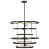 Mid. Chandeliers Ring/Halo by Generation Lighting ( 1 | F3340/5AI/ADB Celeste ) 