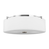 Flush Mounts Drum Shade by Generation Lighting ( 1 | FM312EN3/CH Sunset Drive ) 