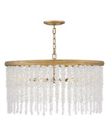 Mid. Chandeliers Glass Down by Fredrick Ramond ( 138 | FR41494BNG Rubina ) 