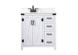 Plumbing Bath Chests/Vanities by Elegant Lighting ( 173 | VF90232WH-BS Grant ) 