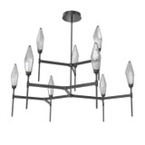 Large Chandeliers Glass Shade by Hammerton Studio ( 404 | CHB0050-54-MB-CS-001-L1 Rock Crystal ) 