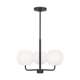 Mini Chandeliers Glass Shade by Generation Lighting ( 1 | GLC1043MBK Rory ) 
