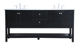 Plumbing Bath Chests/Vanities by Elegant Lighting ( 173 | VF27072BK Metropolis ) 