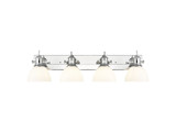 Bathroom Fixtures Four Lights by Golden ( 62 | 3118-BA4 CH-OP Hines ) 