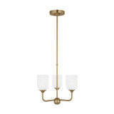 Mini Chandeliers Glass Shade by Generation Lighting ( 1 | GLC1073SB Emile ) 