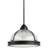 Pendants Glass Down by Generation Lighting ( 1 | 65061EN3-715 Pratt Street Prismatic ) 