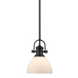 Mini Pendants Glass Down by Golden ( 62 | 3118-M1L BLK-OP Hines ) 