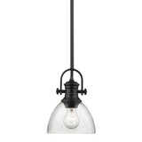 Mini Pendants Glass Down by Golden ( 62 | 3118-M1L BLK-SD Hines ) 