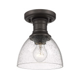 Semi-Flush Mts. Glass Down by Golden ( 62 | 3118-SF RBZ-SD Hines ) 