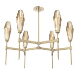Mid. Chandeliers Glass Up by Hammerton Studio ( 404 | CHB0049-37-GB-RB-001-L1 Aalto ) 