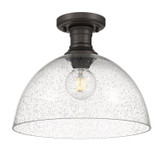 Semi-Flush Mts. Glass Down by Golden ( 62 | 3118-SF14 RBZ-SD Hines ) 